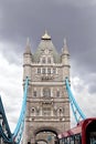 Tower Bridge in London. Tower Bridge (built 1886Ã¢â¬â1894) is a combined bascule and suspension Royalty Free Stock Photo